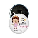 Famous Bebek Şekeri Magnet Bebek Mevlüt Hediyelik Isimli Kapak Açacak (293126423) pembe