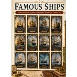 Famous Ships: 12 Removable Vintage Maritime Posters to Frame & Display – Legendary Sailing Ships, Historic Voyages & Nautical Wall Art