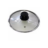 Famous Tencere Tava Sahan Teflon Granit Için Cam Kapak 24 Cm