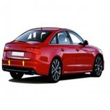 FAMS OTO AKSESUAR Audi A6 Krom Bagaj Alt Çıtası 2010-2018 Paslanmaz Çelik