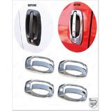 FAMS OTO AKSESUAR Citroen Jumper Krom Kapı Kolu+Çerçeve 4 Kapı 2006 Üzeri Paslanmaz Çelik