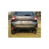 Fams Oto Aksesuar Dacia Duster Krom Arka Tampon Üstü Koruma 2018-2023 Paslanmaz Çelik