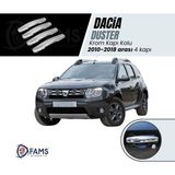 Fams Oto Aksesuar Dacia Duster Krom Kapı Kolu 4 Kapı 2010-2018 P, Çelik Uyumlu