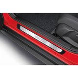 Fams Oto Aksesuar Dacia Stepway 3D Krom + ABS Kapı Eşiği Koruma Edition Line 2008-2020 arası 4Prç. P.Çelik Parlak)