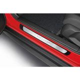 Fams Oto Aksesuar Dacia Stepway 3D Krom + ABS Kapı Eşiği Koruma Exclusive Line 2008-2020 arası 4 Prç P.Çelik (Parlak)