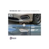 Fams Oto Aksesuar Fiat Egea Krom Sinyal Çerçevesi + Sis Çerçevesi 2015-2019 Paslanmaz Çelik