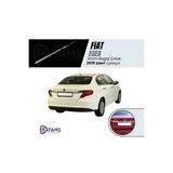 FAMS OTO AKSESUAR Fiat Egea Plaka Üstü Krom Bagaj Çıtası 2015 Üzeri P, Çelik (SEDAN)
