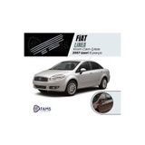 FAMS OTO AKSESUAR Fiat Linea Krom Cam Çıtası 8 Prç, 2007 Ve Üzeri Paslanmaz Çelik,