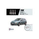 FAMS OTO AKSESUAR Ford Focus 1 Krom Kapı Kolu 4 Kapı 1998-2005 Paslanmaz Çelik (ÇİFT DELİK) Uyumlu