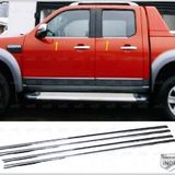 FAMS OTO AKSESUAR Ford Ranger Krom Cam Çıtası 4 parça 2005-2012 arası Paslanmaz Çelik