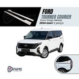 Fams Oto Aksesuar FORD TOURNEO COURIER 2024 Üzeri Sürgü Nikelajı 2 Parça Paslanmaz Çelik
