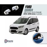 Fams Oto Aksesuar Ford Tourneo Courier Abs Krom Ayna Kapağı 2 Prç 2014-2018 Arası