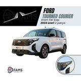 Fams Oto Aksesuar Ford Tourneo Courier Krom Far Kaşı 2 Prç. 2024 üzeri Paslanmaz Çelik