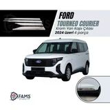 Fams Oto Aksesuar Ford Tourneo Courier Krom Yan Kapı Çıtası 4 Parça 2024 Üzeri Paslanmaz Çelik