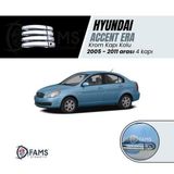 Fams Oto Aksesuar Hyundai Accent Era Krom Kapı Kolu 4 Kapı 2005-2011 Arası P. Çelik Uyumlu