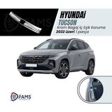 Fams Oto Aksesuar Hyundai Tucson Krom Bagaj İç Eşik Koruma 2022 üzeri P.Çelik (Parlak)