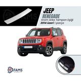 Fams Oto Aksesuar Jeep Renegade Uyumlu Krom Arka Tampon Eşiği 2014 Üzeri Paslanmaz Çelik