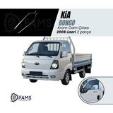 Fams Oto Aksesuar Kia Bongo Krom Cam Çıtası 2 Parça 2008> Paslanmaz Çelik