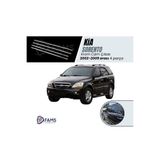 FAMS OTO AKSESUAR Kia Sorento Uyumlu Krom Cam Çıtası 4 Prç 2002-2009 Arası P,çelik