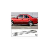 Fams Oto Aksesuar M. Benz E Klasse W124 Uyumlu Krom Cam Çıtası 4 Parça 1984-1995 Arası Paslanmaz Çelik