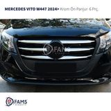 Fams Oto Aksesuar Mercedes Vito W447 Uyumlu 2024 üzeri Ön Panjur 6 Parça Paslanmaz Çelik