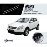 Fams Oto Aksesuar Nissan Qashqai J10 Krom Alt Ön Panjur 2 Parça 2007-2010 P. Çelik
