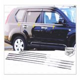 FAMS OTO AKSESUAR Nissan X-Trail Krom Cam Çıtası 6 prç. 2007-2014 P.Çelik