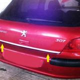 FAMS OTO AKSESUAR Peugeot 307 Krom Bagaj Alt Çıtası 2000 Üzeri P.Çelik