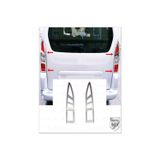 Fams Oto Aksesuar Peugeot Partner Tepee Krom Stop Çerçeve 2 Parça 2008-2012 Uyumlu Arası Paslanmaz Çelik