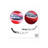 Fams Oto Aksesuar Renault Clio 4 Hb Krom Far Kaşı 2 Prç. 2012-2019 Arası Uyumlu P.çelik