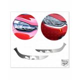 Fams Oto Aksesuar Renault Clio 4 Hb Uyumlu Krom Far Kaşı 2 Prç, 2012-2019 P,Çelik