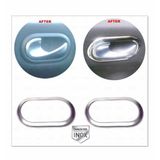 FAMS OTO AKSESUAR Renault Megane 2 CC krom iç kapı kolu çerçeve 2 kapı 2002-2009 P.ÇELİK