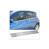 FAMS OTO AKSESUAR Renault Megane 2 Krom Cam Çıtası 4 Prç, 2002-2009 P, Çelik (HB) uyumlu
