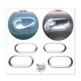 FAMS OTO AKSESUAR Renault Megane 2 Krom İç Kapı Kolu Çerçeve 4 kapı 2002 - 2009 P.ÇELİK