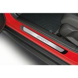 Fams Oto Aksesuar Renault Megane 3D Krom + ABS Kapı Eşiği Koruma Sport Line 2002-2020 arası 4 Prç. P. Çelik (Taşlı)