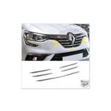 Fams Oto Aksesuar Renault Megane 4 Krom Ön Panjur 5 Prç. 2015-2020 P. Çelik