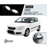 Fams Oto Aksesuar Skoda Fabia Krom Ayna Kapağı 2 Prç. 2008-2014 P. Çelik