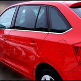 FAMS OTO AKSESUAR Skoda Rapid Spaceback Krom Cam Çıtası 8 prç. 2013 ve üzeri Paslanmaz Çelik