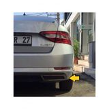 FAMS OTO AKSESUAR Skoda Super B Krom Difüzör Egzoz Çıkışı 2015 Üzeri P. Çelik