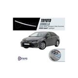 Fams Oto Aksesuar Toyota Corolla Krom Arka Tampon Üstü Koruma 2020 üzeri Sedan P,Çelik (Parlak)