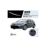 Fams Oto Aksesuar Toyota Corolla Krom Arka Tampon Üstü Koruma 2020 üzeri Sedan P,Çelik (Taşlı)