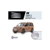 FAMS OTO AKSESUAR VW CADDY V 2020 Üzeri Krom İç Kapı eşiği 4 kapı Paslanmaz Çelik