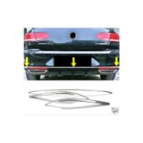 Fams Oto Aksesuar Vw Passat B8 Krom Arka Tampon Alt Çıta 3 Parça 2014-2019 Paslanmaz Çelik