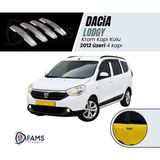 Fams Otomotiv Dacia Lodgy Krom Kapı Kolu 4 Kapı 2012> Paslanmaz Çelik