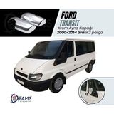 Fams Otomotiv Ford Transit Krom Ayna Kapağı 2 Parça 2000-2014 Paslanmaz Çelik
