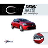 Fams Otomotiv Renault Clio 4 Krom Far Kaşı 2 Parça 2012-2019 arası Paslanmaz Çelik (HB)