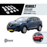Fams Otomotiv Renault Kadjar Krom Kapı Kolu 4 Kapı 2015> (Sensörlü) Paslanmaz Çelik