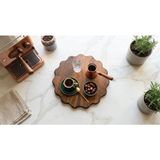Famwood Art Büyük Boy Ahşap Sunumluk ve Supla & Nihale %100 Çam