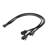 Fan Çoklayıcı Y Pwm Kablosu 4 Pin Switch 3 Pin 3 Port