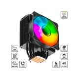 Fan Cpu Combo Notus 400 Argb Bakır Boru Kule Tipi 1700+1200+1366+2011+1156/ Am4+am5